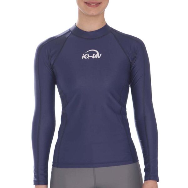 Iq-uv Camisa Slim Fit Mulher De Manga Longa UV Aqua