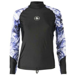 Aqualung Camiseta Feminina De Manga Comprida Rash Guard