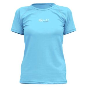 Iq-uv Camiseta Feminina De Manga Curta Uv 300 Loose Fit