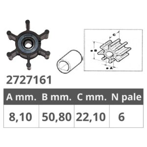 Jabsco Impulsor De Nitrilo Jabsco