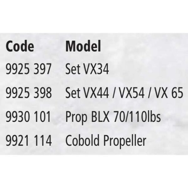 Rhino Prop Set VX44/VX54/VX 65 - Imagem 2