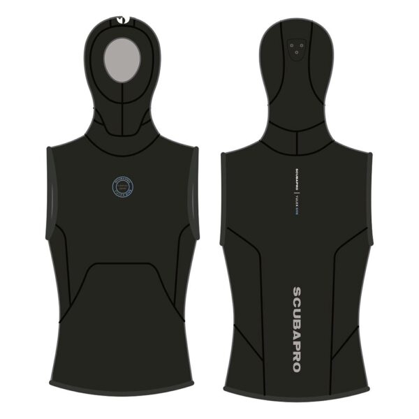 Scubapro Colete Interno Com Capuz Everflex Yulex® 2.0