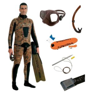 Spetton Elite Pack Spearfishing Brown Gold 7 Milímetros