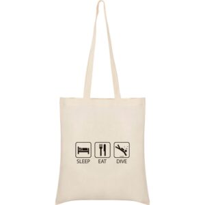 Kruskis Saco Tote Sleep Eat And Dive