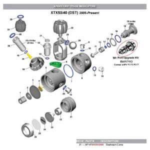 Apeks Braçadeira De Diafragma