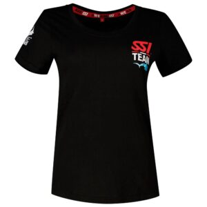 Ssi Camiseta Feminina T-Round Neck Waves