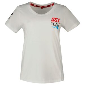 Ssi Camiseta Feminina T-Round Neck Shark Diving