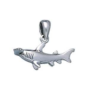 Dive silver Small Hammerhead Shark Pendant