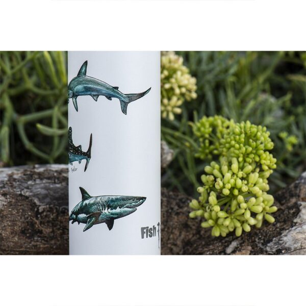 Fish tank Garrafa Pôster Tubarão 600ml - Image 3