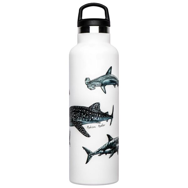 Fish tank Garrafa Pôster Tubarão 600ml
