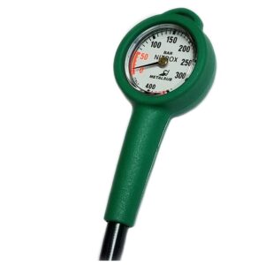 Metalsub Pressure Gauge 400 BAR Nitrox
