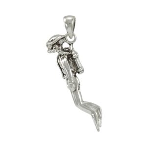 Dive silver Vertical Diver Pendant