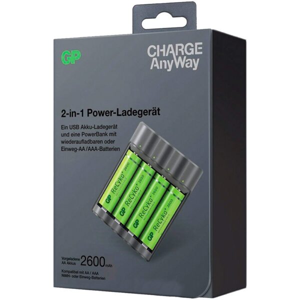 Gp batteries Dentro Charge AnyWay 3 1 Bateria Carregador - Image 3