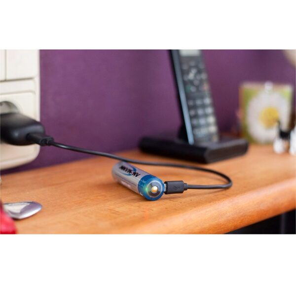 Ansmann Baterias Li-Ion 18650 3400Mah 3.6V Micro-USB 1307-0003 - Image 7