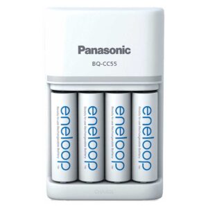 Eneloop Carregador De Baterias BQ-CC55/+4AA