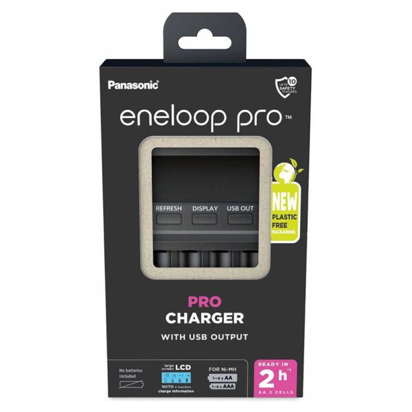 Eneloop Carregador De Baterias BQ-CC65 ERP - Imagem 3