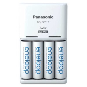 Eneloop Carregador De Baterias BQ-CC51/+4AA