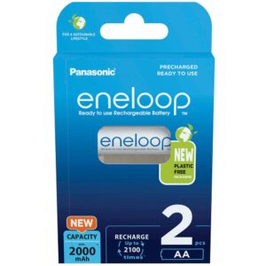 Eneloop Bateria Recarregável BK-3MCDE/2BE 2000mAh 2 Unidades