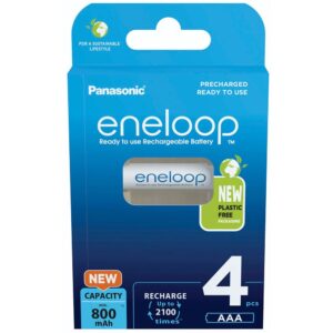 Eneloop Bateria Recarregável BK-4MCDE/4BE 800mAh 4 Unidades