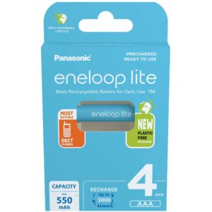 Eneloop Bateria Recarregável BK-4LCCE/4BE 550mAh 4 Unidades