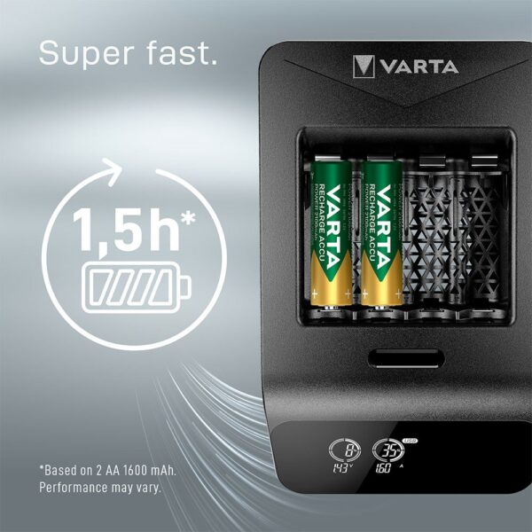 Varta Carregador LCD Inteligente Com 4 2100mAh AA 2100mAh AA - Imagem 14
