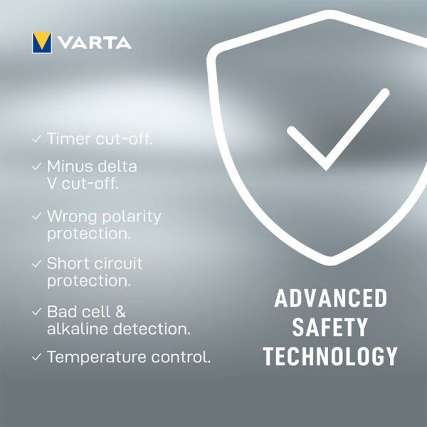 Varta Carregador LCD Inteligente Com 4 2100mAh AA 2100mAh AA - Imagem 13