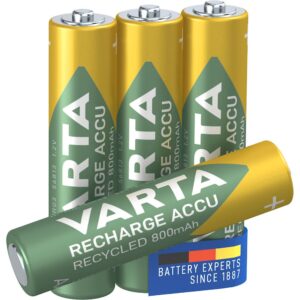 Varta 1x4 Recycled 800mAh AAA Micro NiMH Recycled 800mAh AAA Micro NiMH Baterias