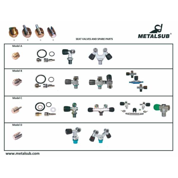 Metalsub Complete Stem Valve For Model A-B 10 Units - Image 3