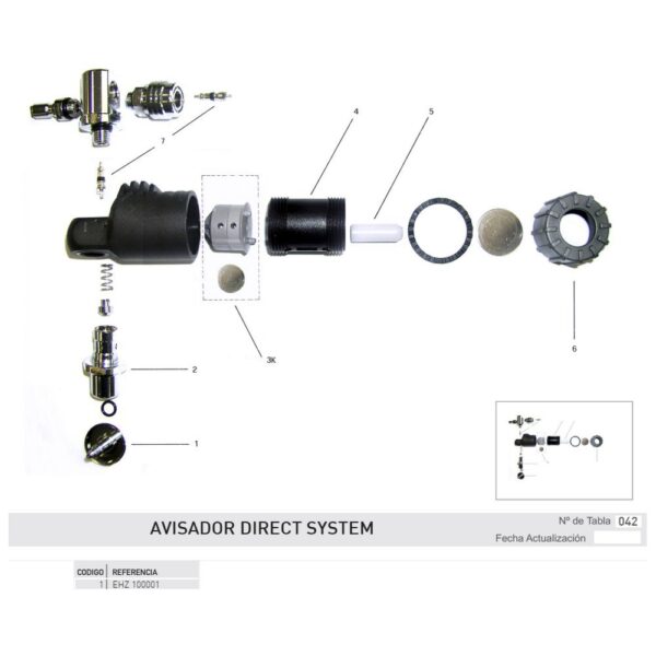 Cressi Botão De Metal Direct System Pro
