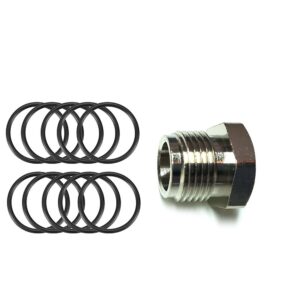 Metalsub Modelo De Porca Do Castelo Com Anel Em O A-B 10 Unidades