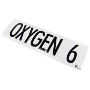 Halcyon Decalques De Marcação Do Tanque GUE MOD: Oxygen 6