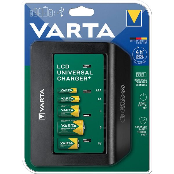 Varta Carregador + LCD Universal