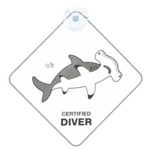 Dive inspire Chaveiro Mocha Hammerhead Shark