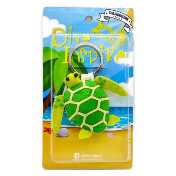 Dive inspire Chaveiro Sunny Green Sea Turtle - Imagem 6