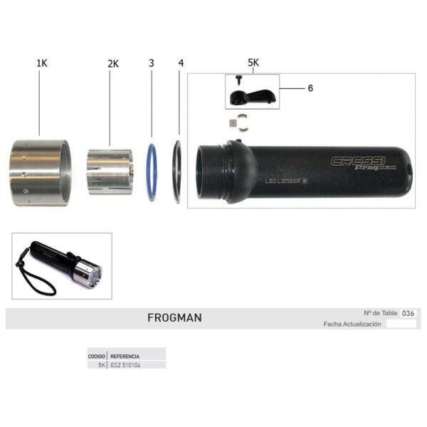Cressi Corpo + Interruptor Frogman