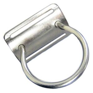 Hollis Welded On Plate D Ring 2 Inches 2 Slots