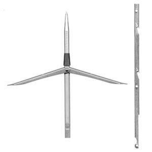 Sigalsub Tahitian Spearshaft Notched Double Barb with Cone 6.5 mm