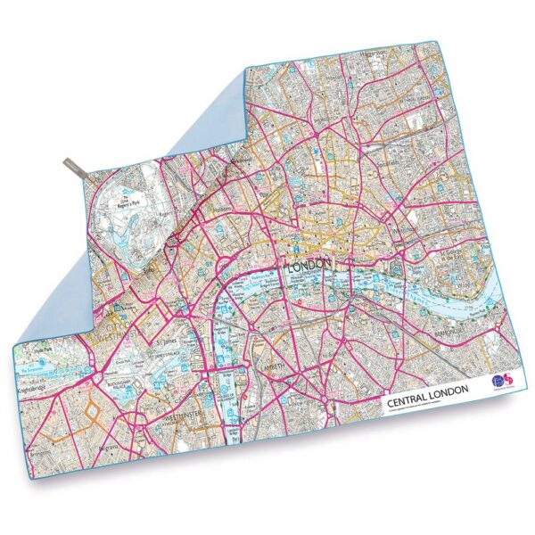 Lifeventure SoftFibre Ordnance Survey Map Towel - Imagem 2