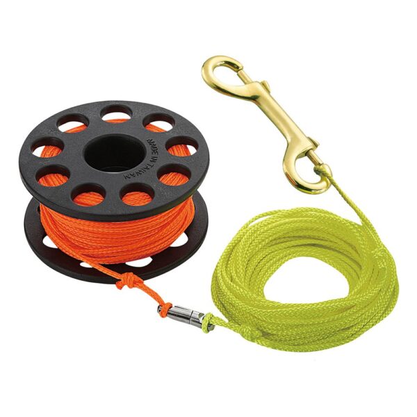Tecnomar Carretel De Guia Com Mosquetão De Bronze m 30
