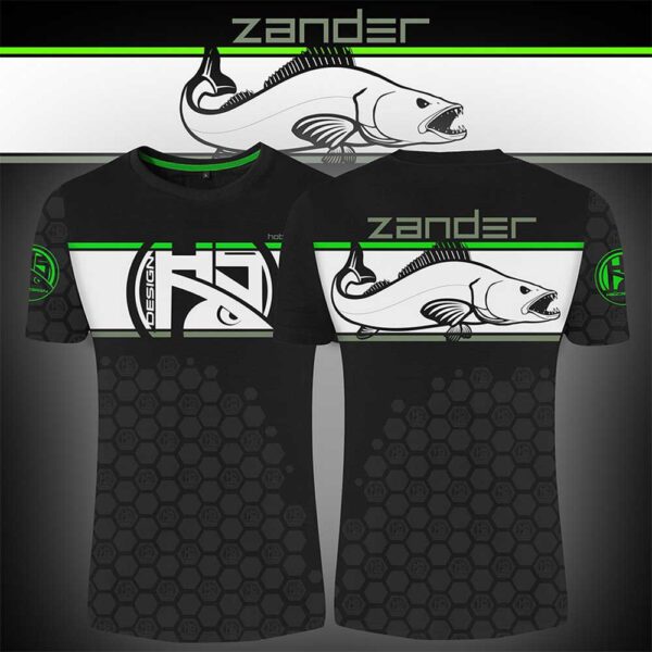 Hotspot design Camiseta De Manga Curta Linear Zander - Imagem 3