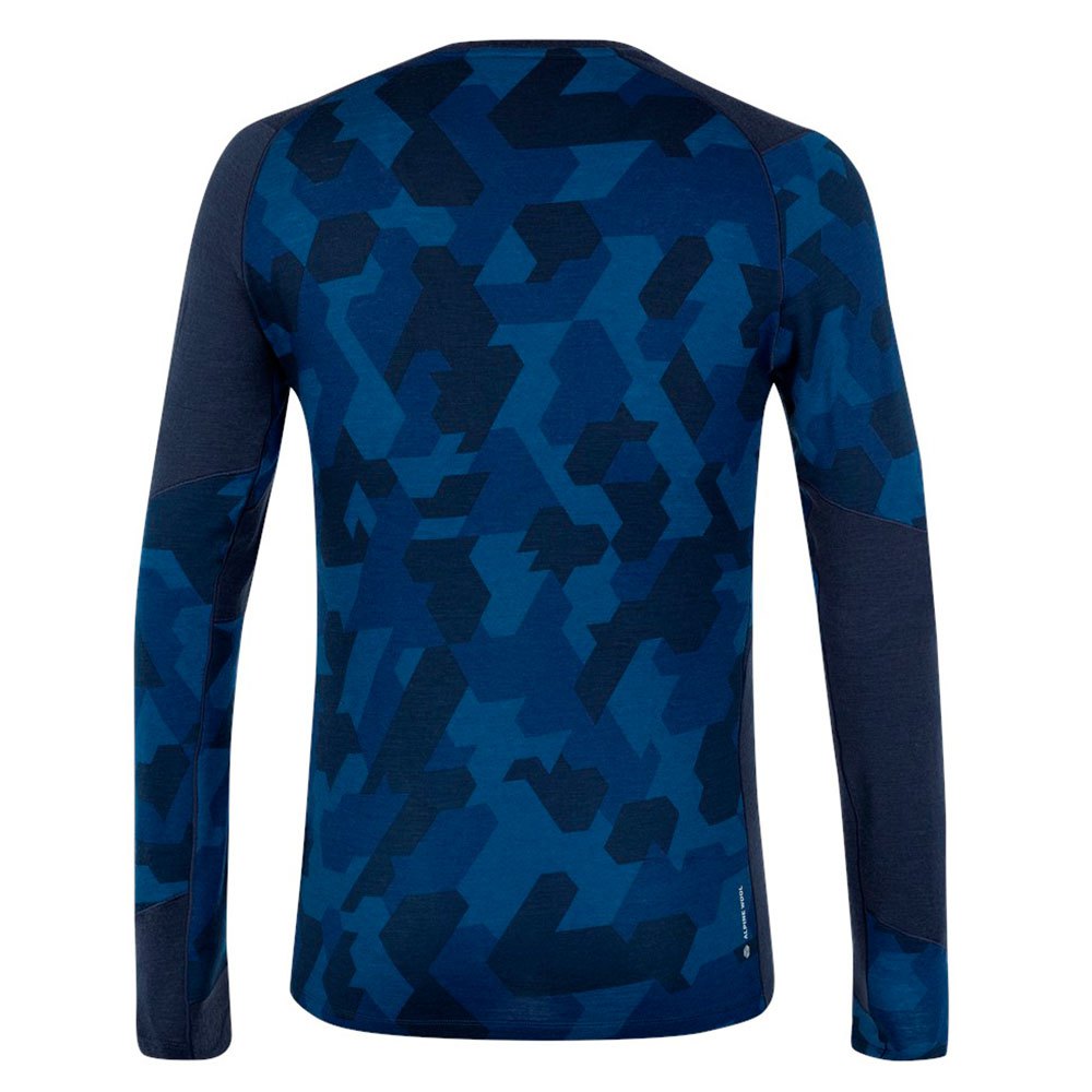 Salewa Camisola Interior Manga Comprida Cristallo Warm Alpine Merino Responsive - Imagem 6