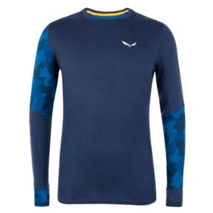 Salewa Camisola Interior Manga Comprida Cristallo Warm Alpine Merino Responsive