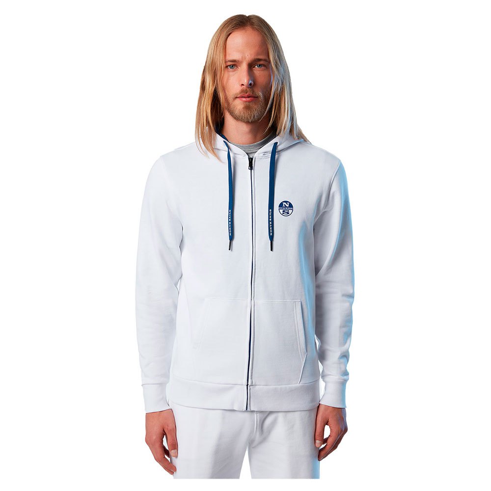 North sails Moletom Zip Completo Logo