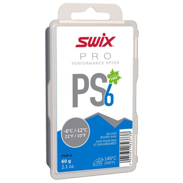 Swix Placa De Cera PS6-6ºC/-12ºC 60 G