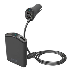 Muvit Carregador Carro 2 2.4A Extension Ports 2.4A Com 2 USB Ports 2.4A Extension