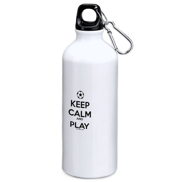 Kruskis Garrafa De Alumínio Keep Calm And Play Football 800ml