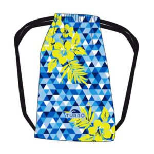 Turbo Saco Com Cordão Blue Hawaii