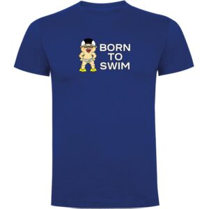 Kruskis Camiseta De Manga Curta Born To Swim