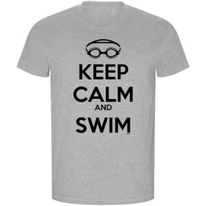 Kruskis Camiseta De Manga Curta ECO Keep Calm And Swim