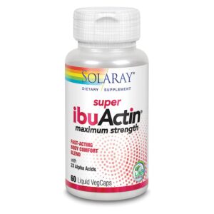 Solaray Super IbuActin 60 Unidades